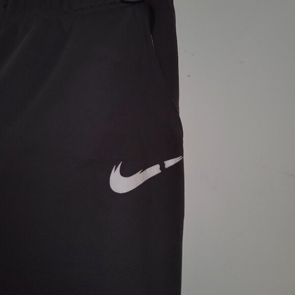 Nike Fragile Do Not Drop Spell Out Jogger Long Sweat Pants Black White Sz Medium - Picture 5 of 14